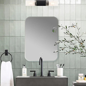 Зеркало с подсветкой CeruttiSpa Мадера 60 9732 в ванную от интернет-магазине сантехники Sanbest