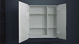 Зеркальный шкаф с подсветкой Art&Max VERONA AM-Ver-700-800-2D-DS-F купить в интернет-магазине сантехники Sanbest