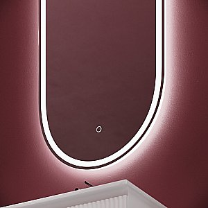 Зеркало Sancos Oval OV45F зеркальное в ванную от интернет-магазине сантехники Sanbest