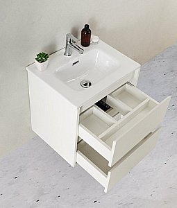 Тумба с раковиной BelBagno KRAFT 39-2C SO 50 Cemento Grigio для ванной в интернет-магазине Sanbest