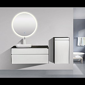 Тумба с раковиной Black&White Universe U907.1200 для ванной в интернет-магазине Sanbest