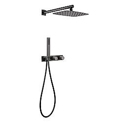 Душевая система Abber Rund AF8718NG никель купить в интернет-магазине сантехники Sanbest