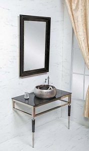 Консоль с раковиной Armadi Art Vogue 100 хром для ванной в интернет-магазине сантехники Sanbest