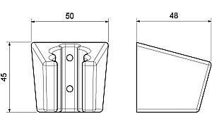 Держатель ручного душа Aquatek AQ2402MB черный матовый купить в интернет-магазине сантехники Sanbest