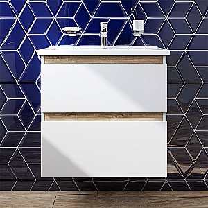 Тумба с раковиной AM.PM X-JOY 65 подвесная,белый глянец для ванной в интернет-магазине Sanbest
