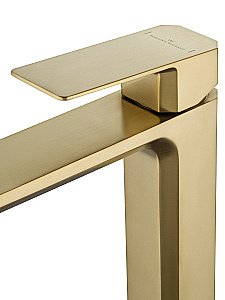 Смеситель для раковины высокий WONZON & WOGHAND DIAMOND, Брашированное золото (WW-88239011- BG ) купить в интернет-магазине сантехники Sanbest