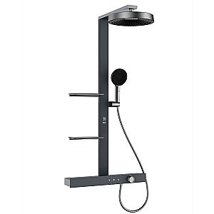 Душевая система Black&White Gravity GH-9005-GM оружейная сталь купить в интернет-магазине сантехники Sanbest