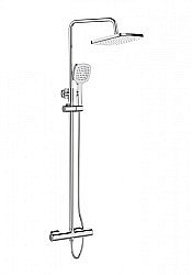 Душевая система Orange Thermo T02S4-912cr хром купить в интернет-магазине сантехники Sanbest