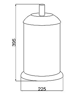 Ведро для мусора Boheme Murano 10907-W-CR хром купить в интернет-магазине сантехники Sanbest