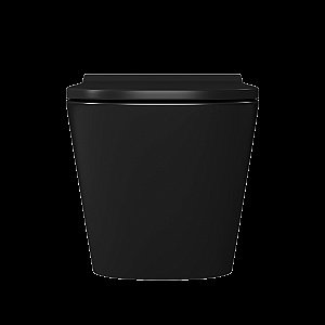 Унитаз подвесной D&K Berlin DT1436025 черный матовый, безободковый, с крышкой микролифт купить в интернет-магазине Sanbest