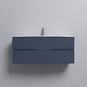 Тумба с раковиной Jacob Delafon Nona 120 темно-синий глянцевый для ванной в интернет-магазине Sanbest