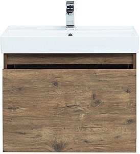 Тумба с раковиной Aquanet Nova Lite 249514 75 дуб рустикальный для ванной в интернет-магазине Sanbest