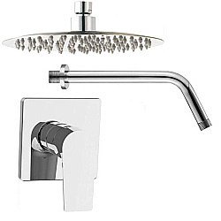 Душевая система Aquanet STATIC 1.07 257150 хром купить в интернет-магазине сантехники Sanbest