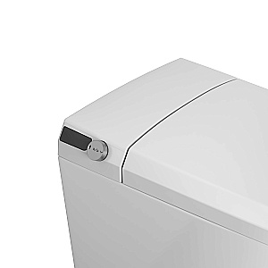 Унитаз приставной Grossman Smart GR-PR-5702 белый глянцевый, с крышкой микролифт купить в интернет-магазине Sanbest