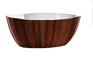 Ванна акриловая Lagard Versa lgd-vsa-bw 174х84 белая,коричневая купить в интернет-магазине Sanbest