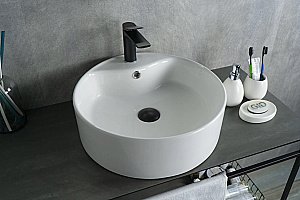 Раковина накладная Gid Esfera 46 N9008b 51104 белая купить в интернет-магазине Sanbest