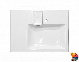 Раковина Эстет Рига 80 цвет по RAL правая купить в интернет-магазине сантехники Sanbest