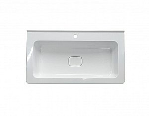 Раковина Эстет Kare Luxe 90 цвет по RAL с блестками купить в интернет-магазине Sanbest