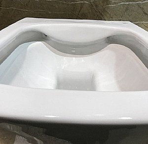 Унитаз подвесной Ceramalux 5171 белый, безободковый, с крышкой микролифт купить в интернет-магазине Sanbest