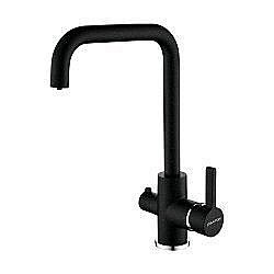 Смеситель для кухни Paulmark Logas Lo213021-308 Черный купить в интернет-магазине сантехники Sanbest