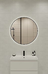 Зеркало с подсветкой Cersanit Eclipse 64148 90 в ванную от интернет-магазине сантехники Sanbest