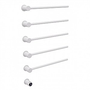 Полотенцесушитель электрический ABBER Charme AH4005MW белый матовый купить в интернет-магазине сантехники Sanbest