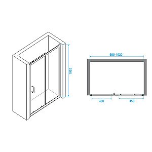 Душевая система RGW Shower Panels SP-6143-01 50140801-01 хром купить в интернет-магазине сантехники Sanbest