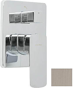 Смеситель для душа Allen Brau Infinity X2 5.21014-BN никель брашированный купить в интернет-магазине сантехники Sanbest