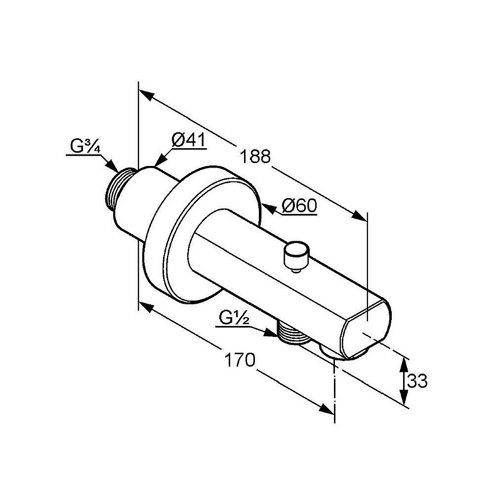 Душевая система Kludi Bozz 386310576 хром купить в интернет-магазине сантехники Sanbest