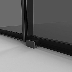 Душевой уголок Niagara Nova NG-85-12TB/NG-TB80-34 120х80 стекло тонированное/профиль черный матовый купить в интернет-магазине Sanbest