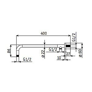 Душевая система RGW Shower Panels SP-6143-01 50140801-01 хром купить в интернет-магазине сантехники Sanbest