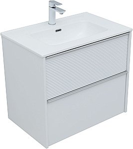 Тумба с раковиной Aquanet Вита 330476 70 белый матовый для ванной в интернет-магазине Sanbest