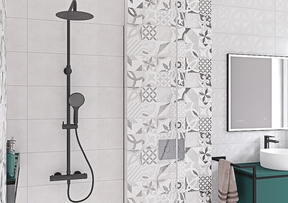 Душевая система Cersanit BRASKO BLACK 63112 черная матовая купить в интернет-магазине сантехники Sanbest