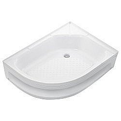 Душевой поддон River Wemor R 100x70 правый/белый купить в интернет-магазине сантехники Sanbest