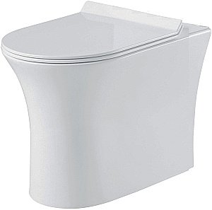 Унитаз приставной BelBagno Ancona BB1224CBR-P безободковый купить в интернет-магазине Sanbest