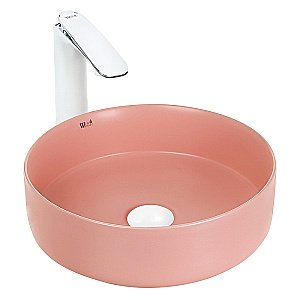 Раковина накладная WeltWasser WW ELBACH 3134 MP 35,5 розовая матовая купить в интернет-магазине Sanbest