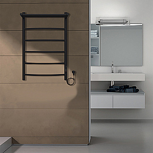Полотенцесушитель электрический Azario VERONA П5 500х800 AZ04858PB черный купить в интернет-магазине сантехники Sanbest