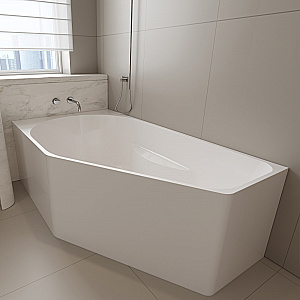 Ванна Abber 160х90 AB9505 белая купить в интернет-магазине Sanbest