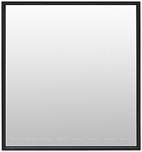 Зеркало De Aqua Алюминиум 261701 70 черный в ванную от интернет-магазине сантехники Sanbest