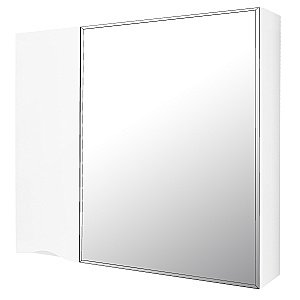 Зеркало со шкафом Loranto Santorini 80 белый купить в интернет-магазине сантехники Sanbest
