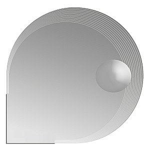 Зеркало с LED подстветкой Cezares 45012 90x90 в ванную от интернет-магазине сантехники Sanbest