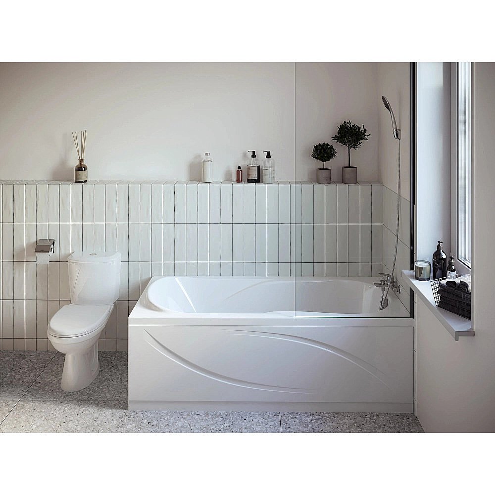 Ванна акриловая Santek Каледония 150x75 1.WH30.2.383 белая купить в интернет-магазине Sanbest