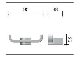 Крючок Schein Allom 221*2 купить в интернет-магазине сантехники Sanbest