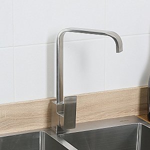 Смеситель для кухни Melana 8113 сатин купить в интернет-магазине сантехники Sanbest