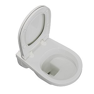 Унитаз подвесной BERGES GAMMA 081115 с крышкой микролифт, белый купить в интернет-магазине Sanbest