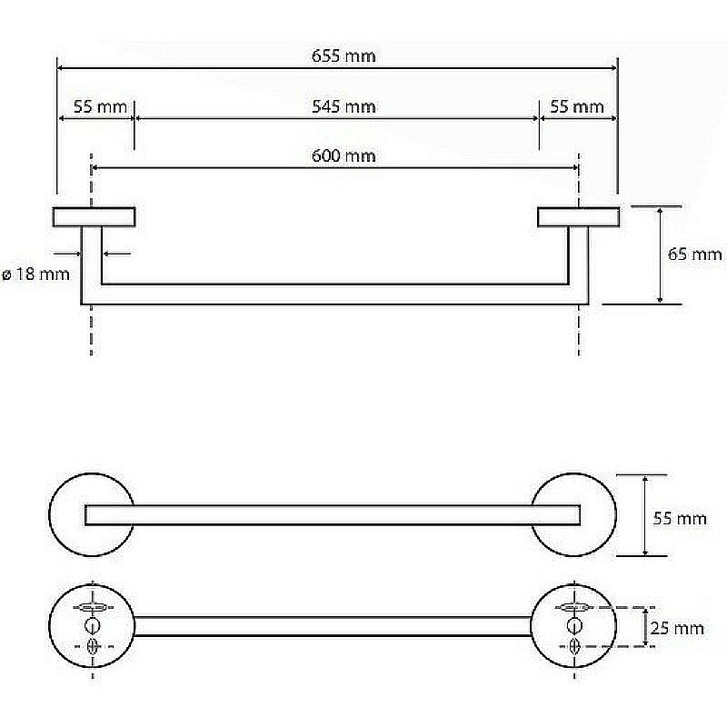 Полотенцедержатель Bemeta Amber 155204042 медное золото купить в интернет-магазине сантехники Sanbest