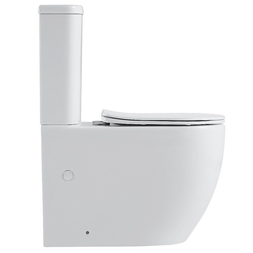 Унитаз Black&White UNIVERSE W-7789 белый, безободковый, с бачком купить в интернет-магазине Sanbest