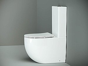 Унитаз напольный Ceramica Nova METROPOL CN4001 безободковый, с крышкой микролифт, с бачком купить в интернет-магазине Sanbest