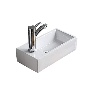 Раковина Ceramalux N 41,5 D1043 белая купить в интернет-магазине Sanbest