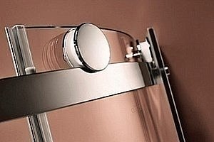 Душевой уголок Cezares Stylus-m 100x100 STYLUS-O-M-R-2-100-C-Cr стекло прозрачное/профиль хром купить в интернет-магазине Sanbest